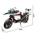 Police Patrol Bike 1010PCS