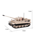 WW2 Tiger Tank 1018PCS
