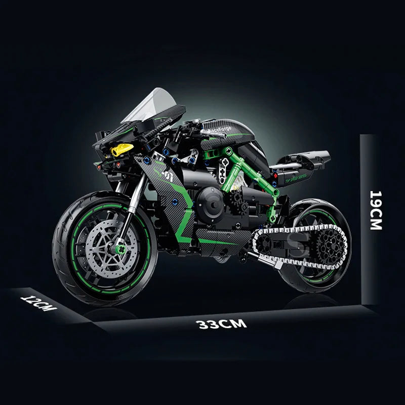 Japanese Carbon Motorbike 512PCS