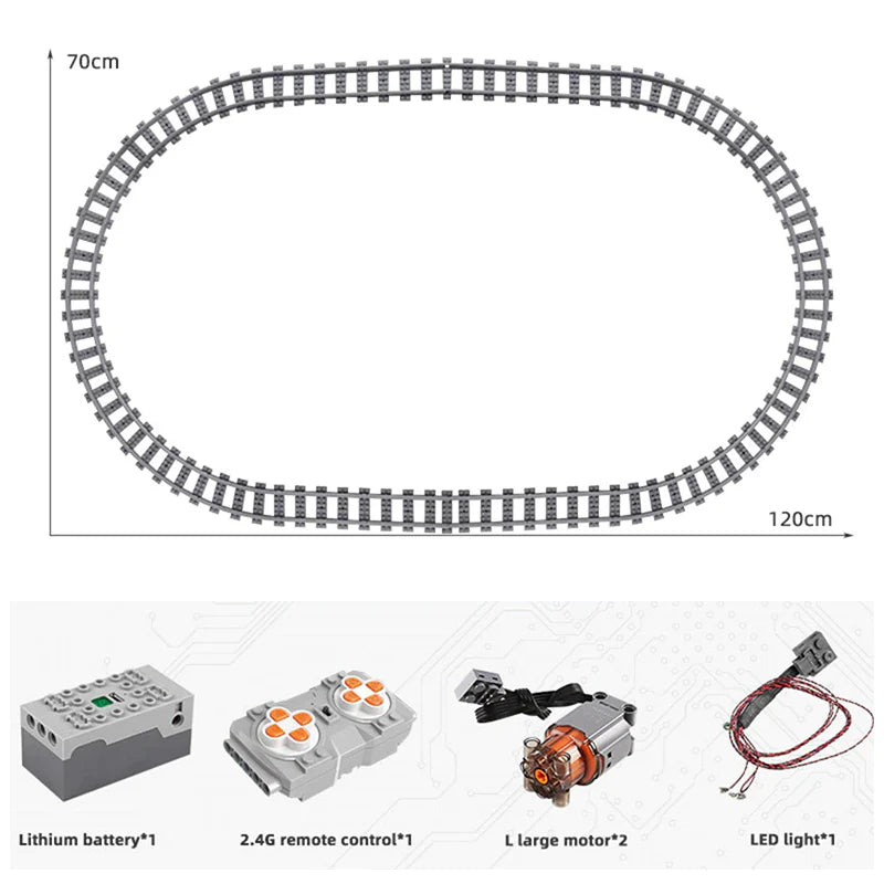 World Railway Hith-tech Train 1552PCS