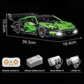 Lambo Night Knight Green Super Speed 1644PCS