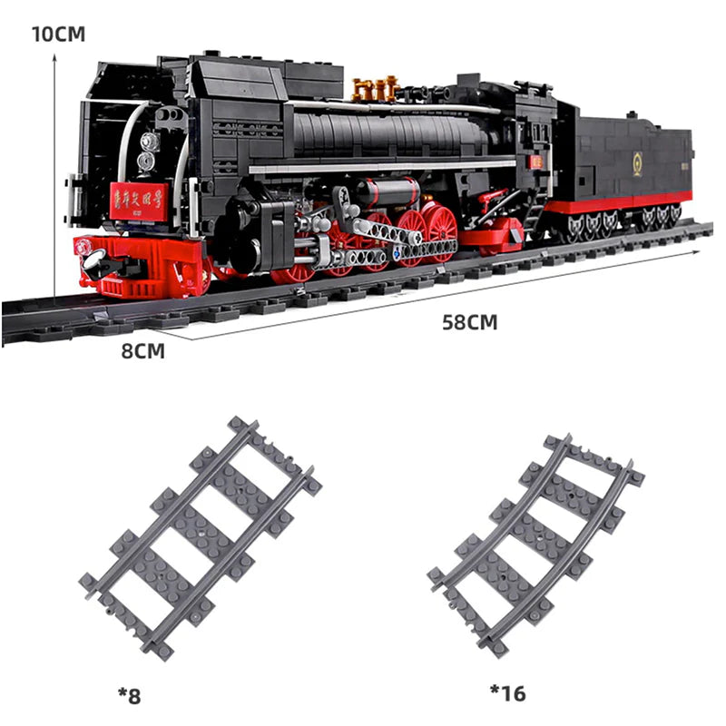World Railway Hith-tech Train 1552PCS