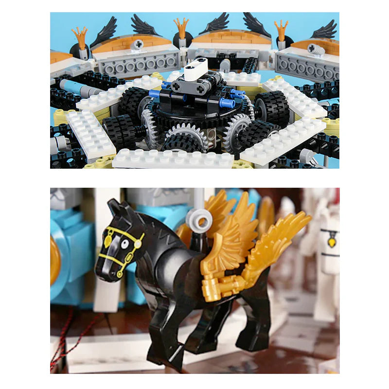 Amusement Motorized Carousel 5086PCS