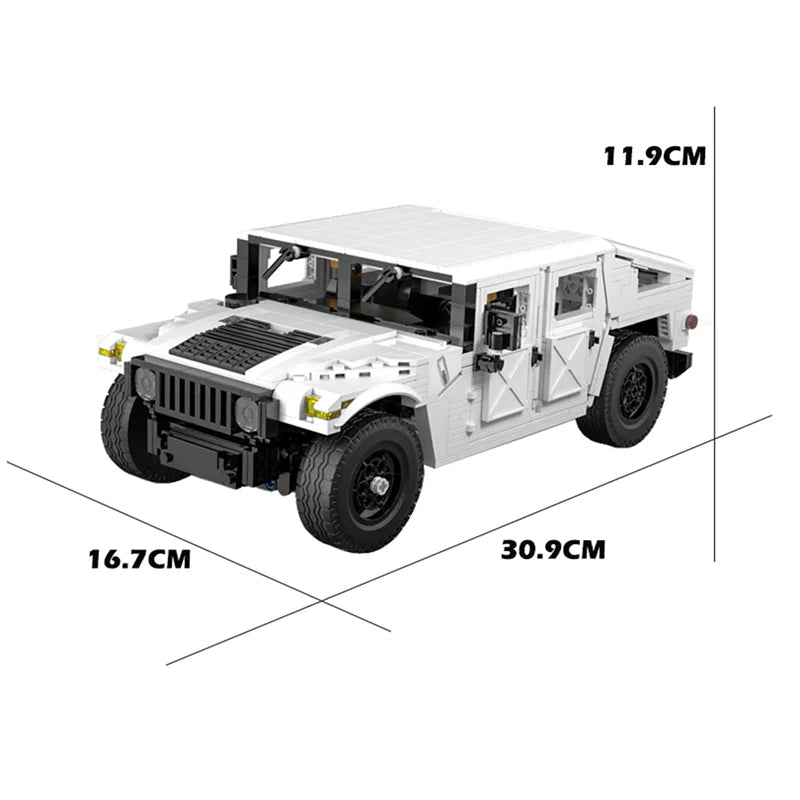 Off-Road H1 Truck 1380PCS