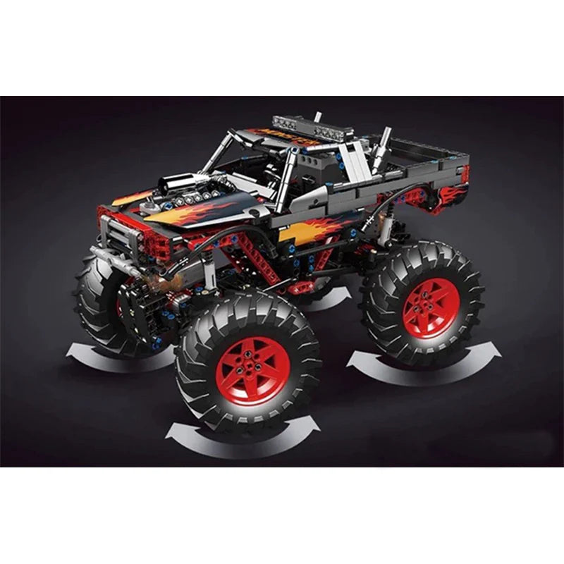 Flame Monster 4x4 Car 889PCS