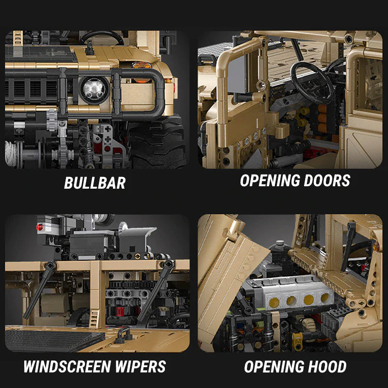 Army Hammer Off-Road Car 3935PCS