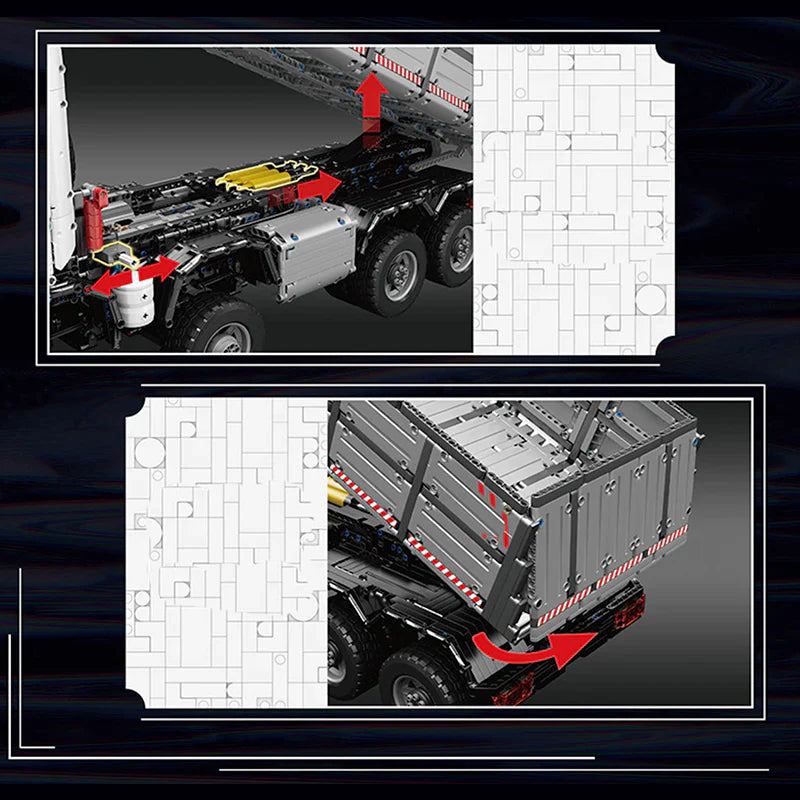 Pneumatic Dump Truck 5768PCS
