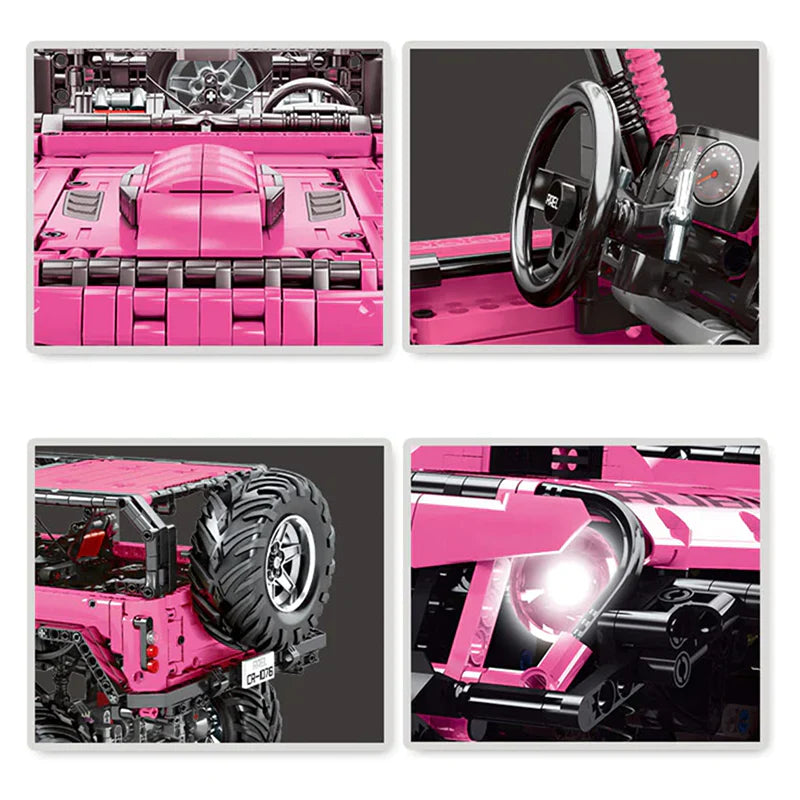 Pink Off-road Vehicle 2471PCS