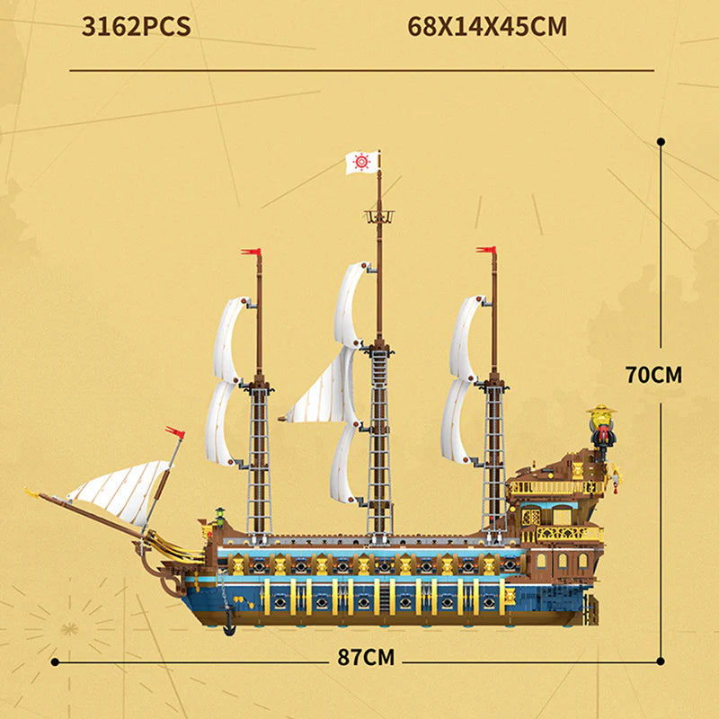 Royal Fleet Warship 3162PCS