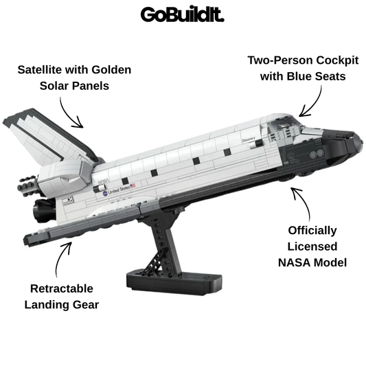 NASA Orbiter Space Shuttle Building Set 1827PCS