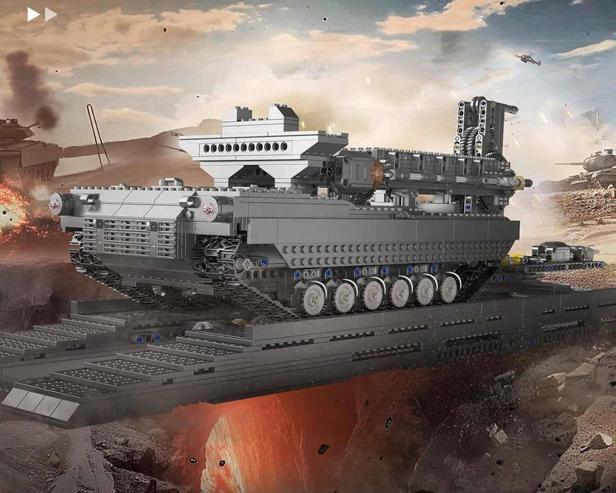 Military Armored Bridge Erecting Truck 1759PCS