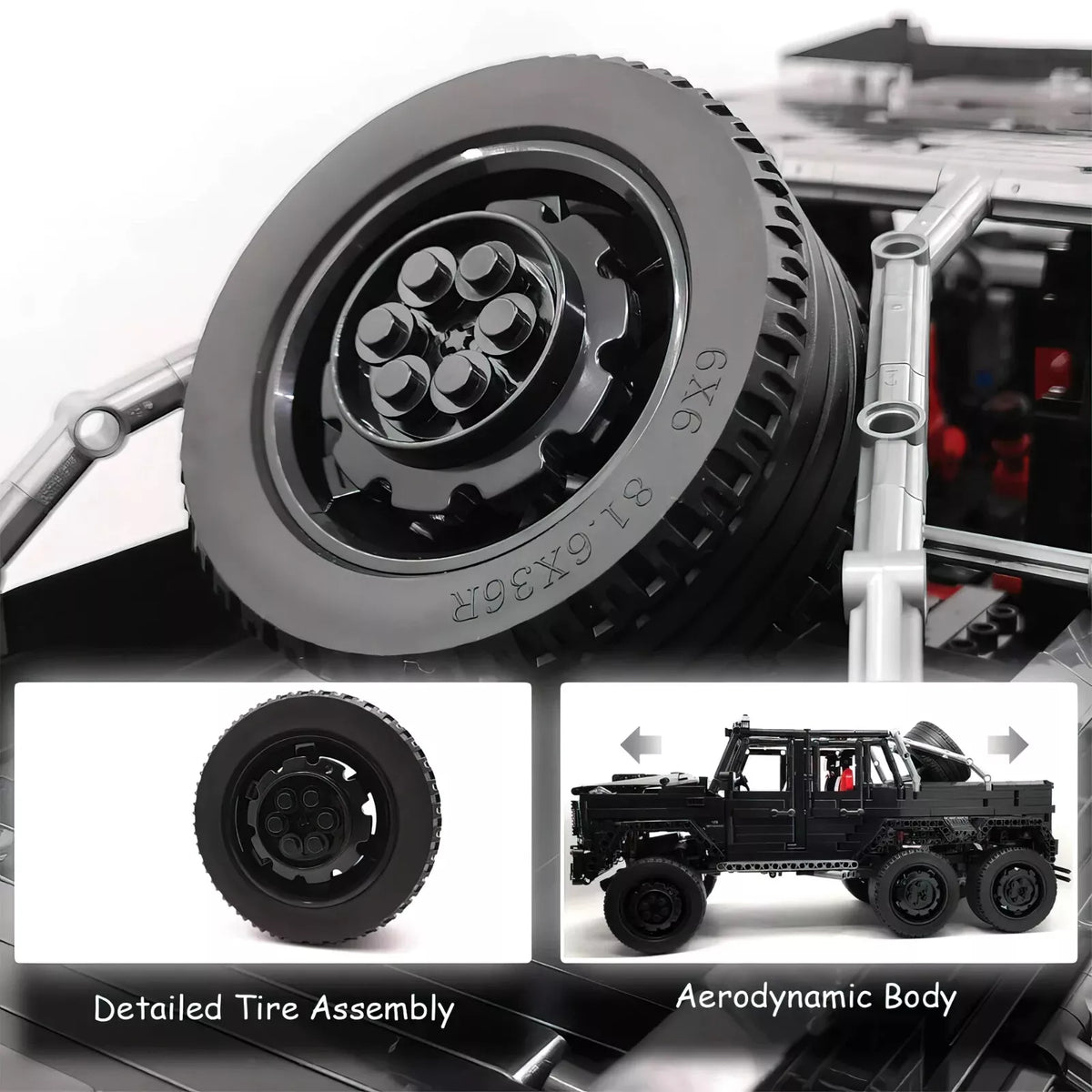 6-Wheel Off-Road German SUV 3309PCS