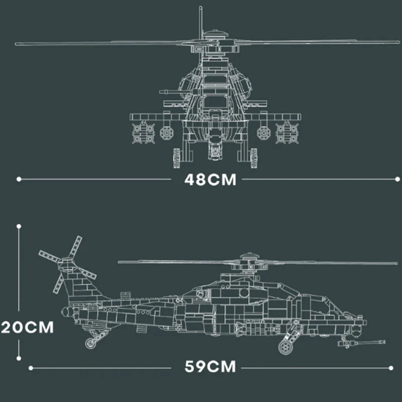 CAICZ 10 Plane 1366PCS
