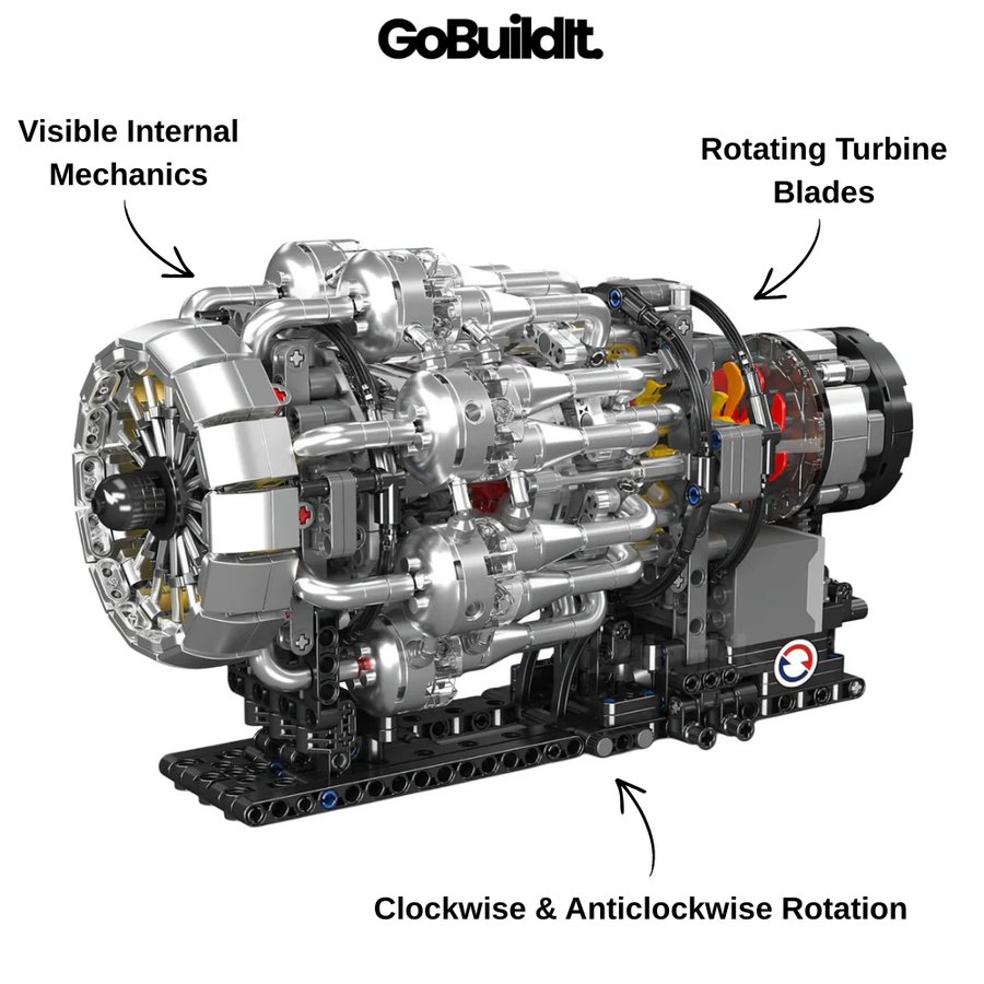 Aviation Turbojet Engine 1214PCS
