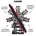 Mechanical Radial Aviation Engine 3090PCS