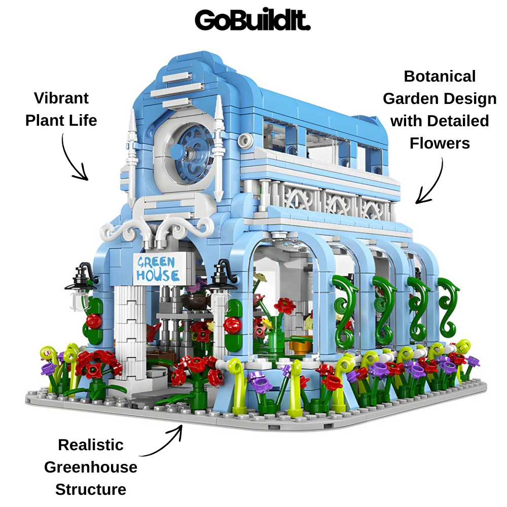 Botanical Garden house 1290PCS