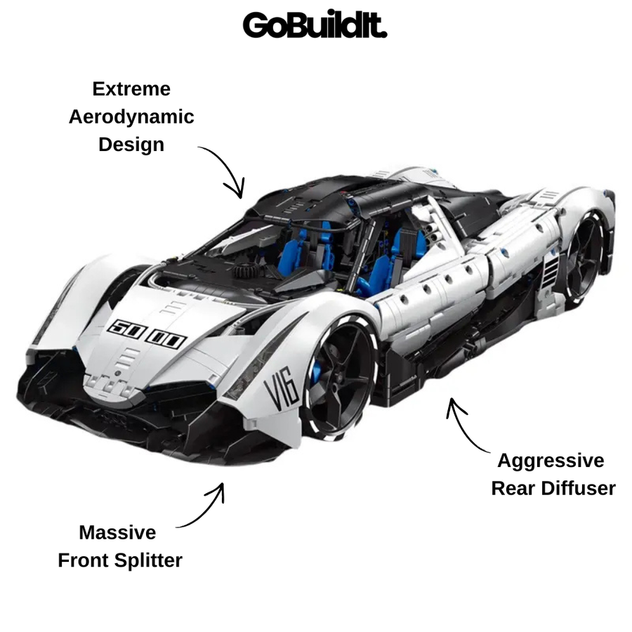 5000HP V16 Hypercar 4016PCS