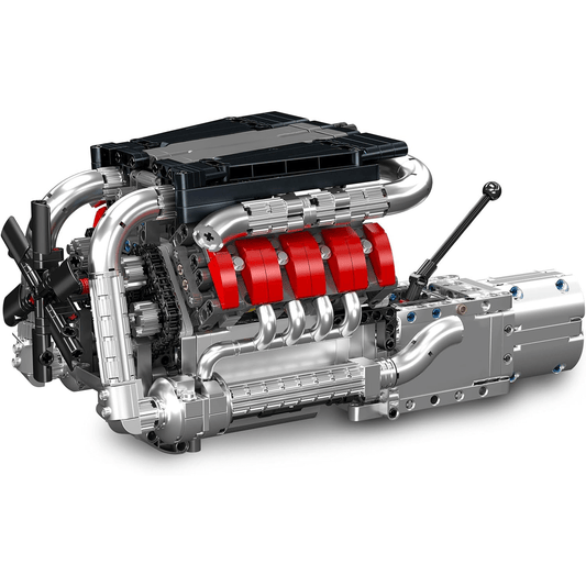 German V8 Engine With Gearbox 1169PCS