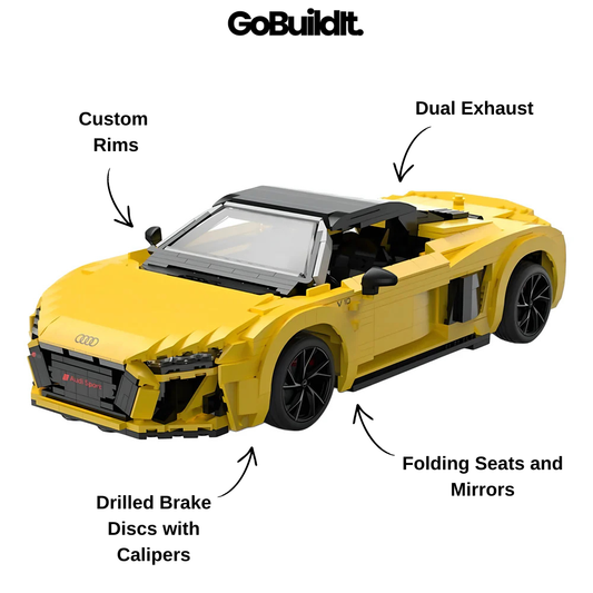 R8 Spyder Roadster 1442PCS