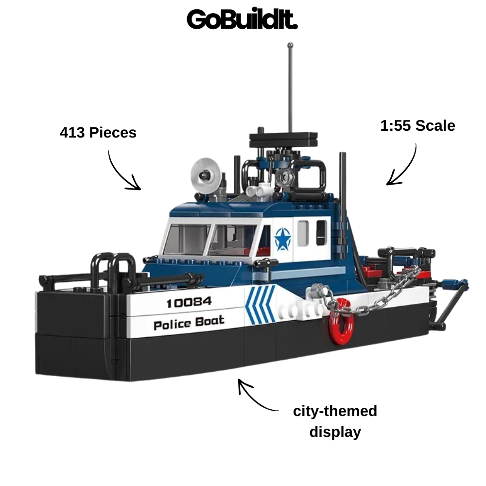 The Police Boat 413PCS