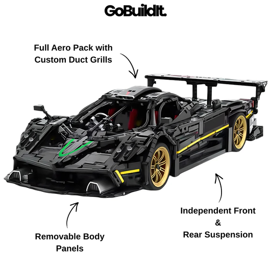 Carbon Zonda Hypercar 4499PCS