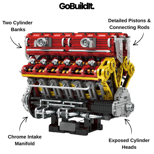 Supercar V12 Engine Italian 4720PCS